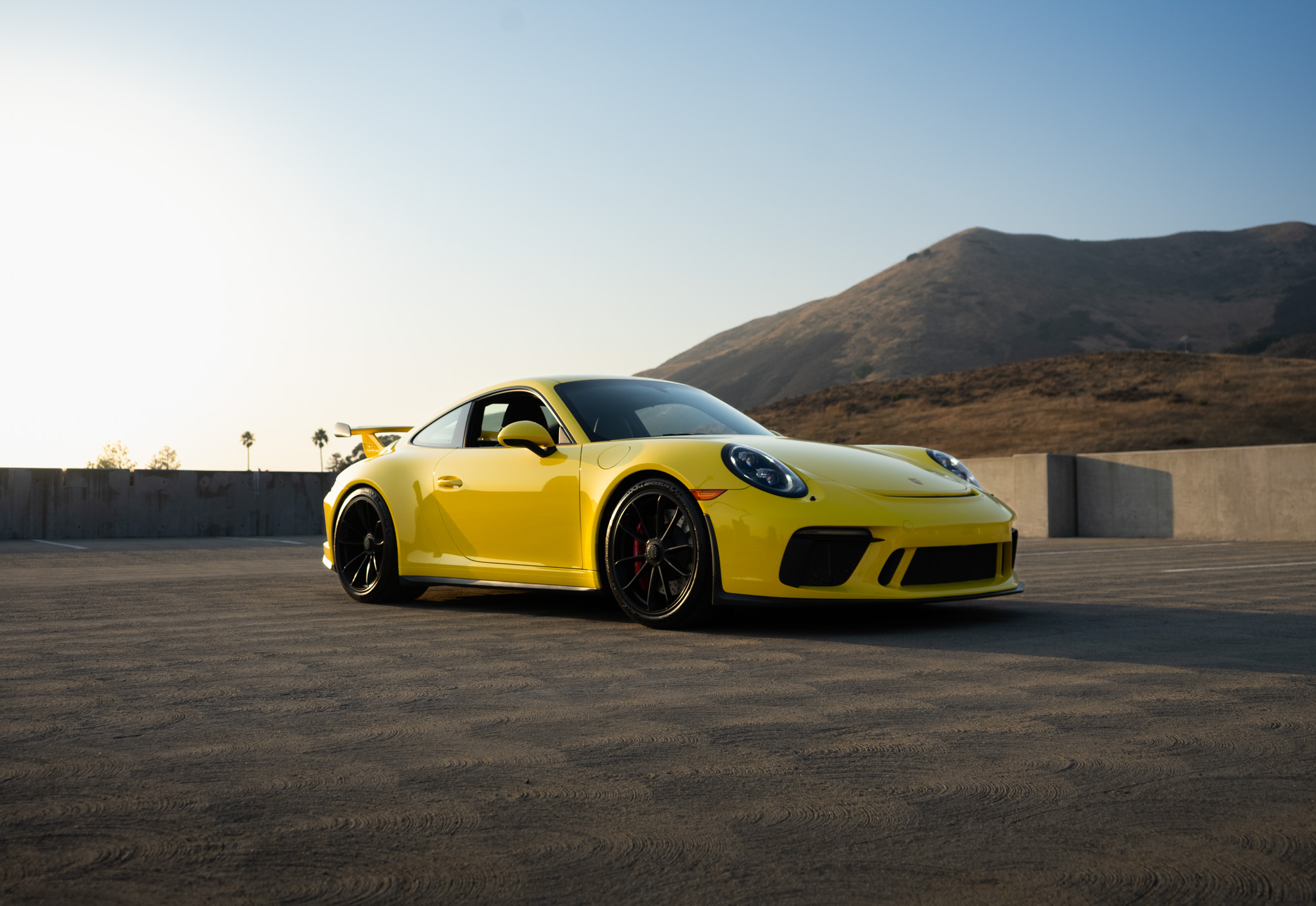 Yellow Porsche GT3